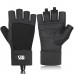 Men's Padded Genuine Leather WeightLifting Gloves with 18" Wrist Support Perfect for CrossTraining and Fitness Workout GG-082